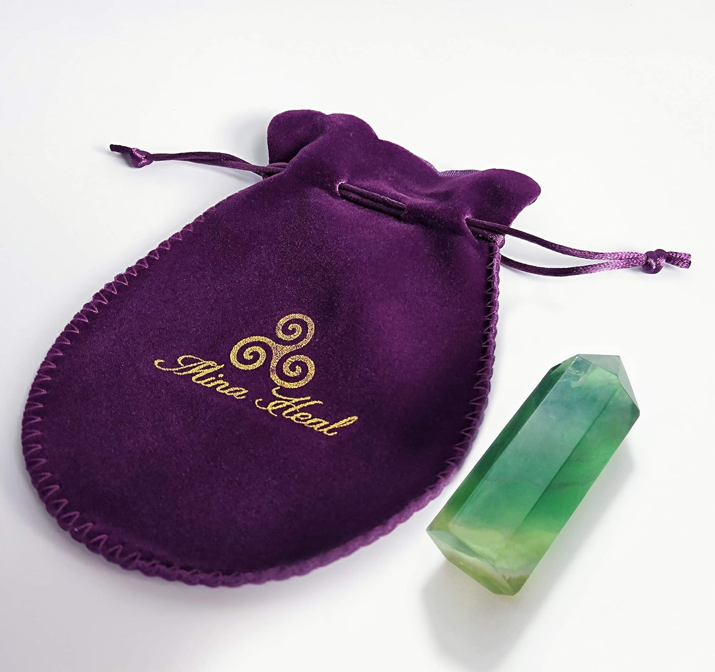 Healing Crystal Wands Point Faceted Prism Bars for Reiki Chakra Meditation Therapy Deco