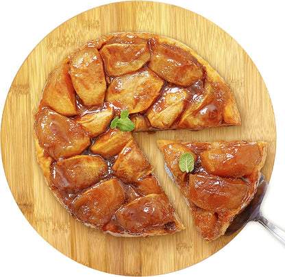 Lazy Susan Organizer for Cabinet, Pantry or Tabletop – 14" Bamboo Turntable for Kitchen, Counter or Spice Rack Storage